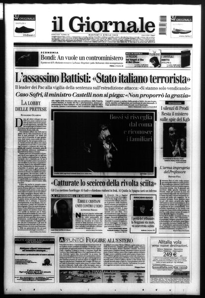 Il giornale : quotidiano del mattino